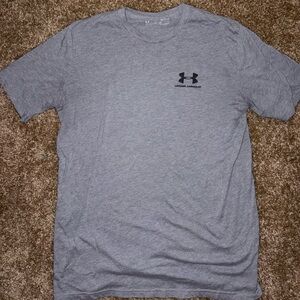 Under Armour Men's Heather Gray Short Sleeve Tee